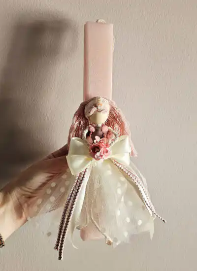 Λαμπάδα Νεράιδα/Ροζ